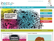Tablet Screenshot of inecc.lu